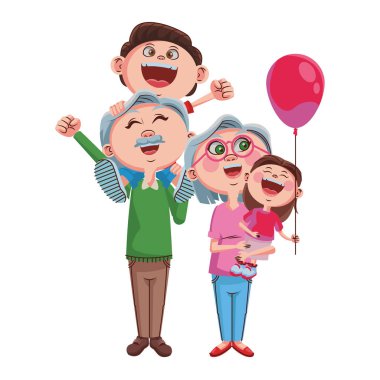 Büyükanne ve büyükbabalar ve torunlar