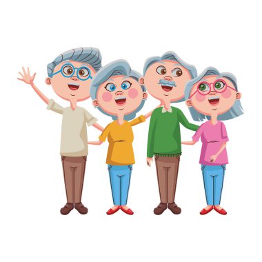 Sevimli dedesi karikatürler