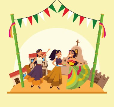 Meksikalılar cinco de mayo karikatür