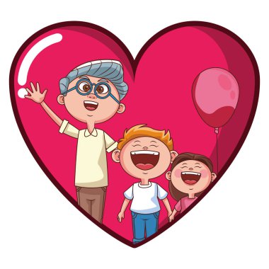 Büyükanne ve büyükbabalar ve torunlar