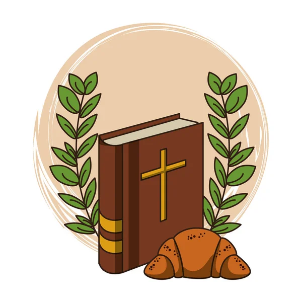 Libro de la Sagrada Biblia — Vector de stock