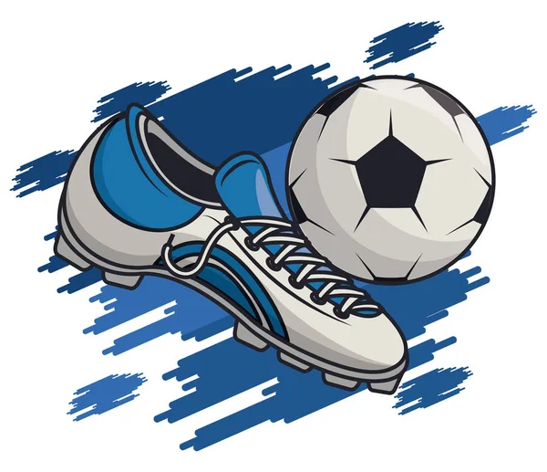 Football jeu de sport — Image vectorielle