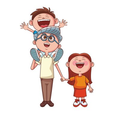 Büyükanne ve büyükbabalar ve torunlar