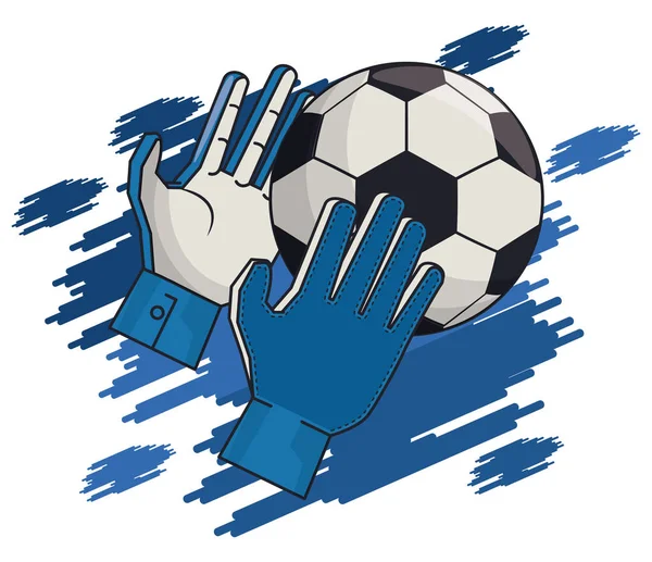 Soccer sport game — Stock Vector