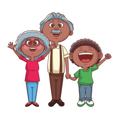 Büyükanne ve büyükbabalar ve torunlar