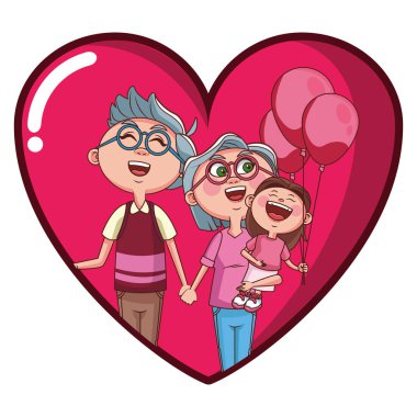 Büyükanne ve büyükbabalar ve torunlar