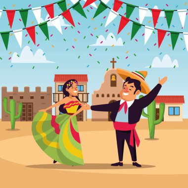 Meksikalılar cinco de mayo karikatür