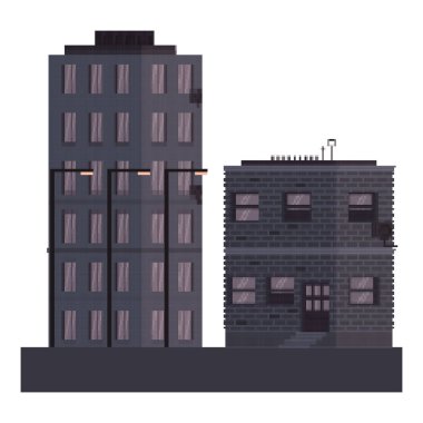 Şehir binalar izole