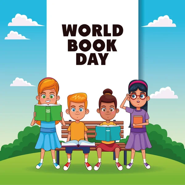 Journée mondiale du livre — Image vectorielle