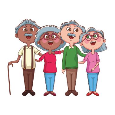 Sevimli dedesi karikatürler