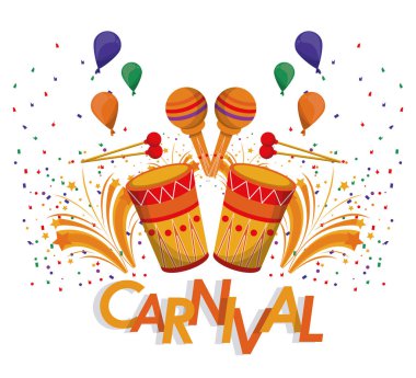 Karnaval festivali kart afiş