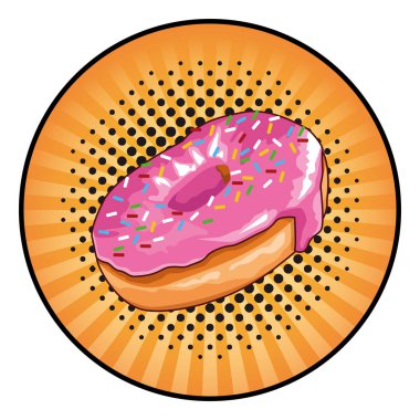 donut simgesi yuvarlak simge