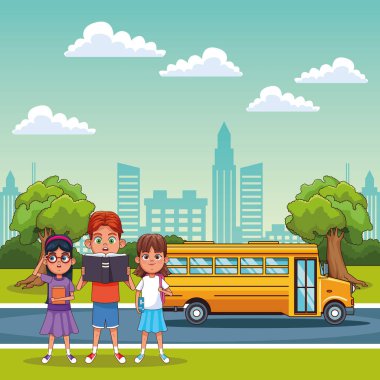 Okuldaki çocuk öğrenciler