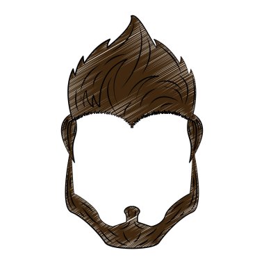 Hairtsyle ve sakal karalama