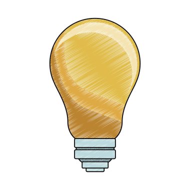 Ampul ışık sembolü karalama