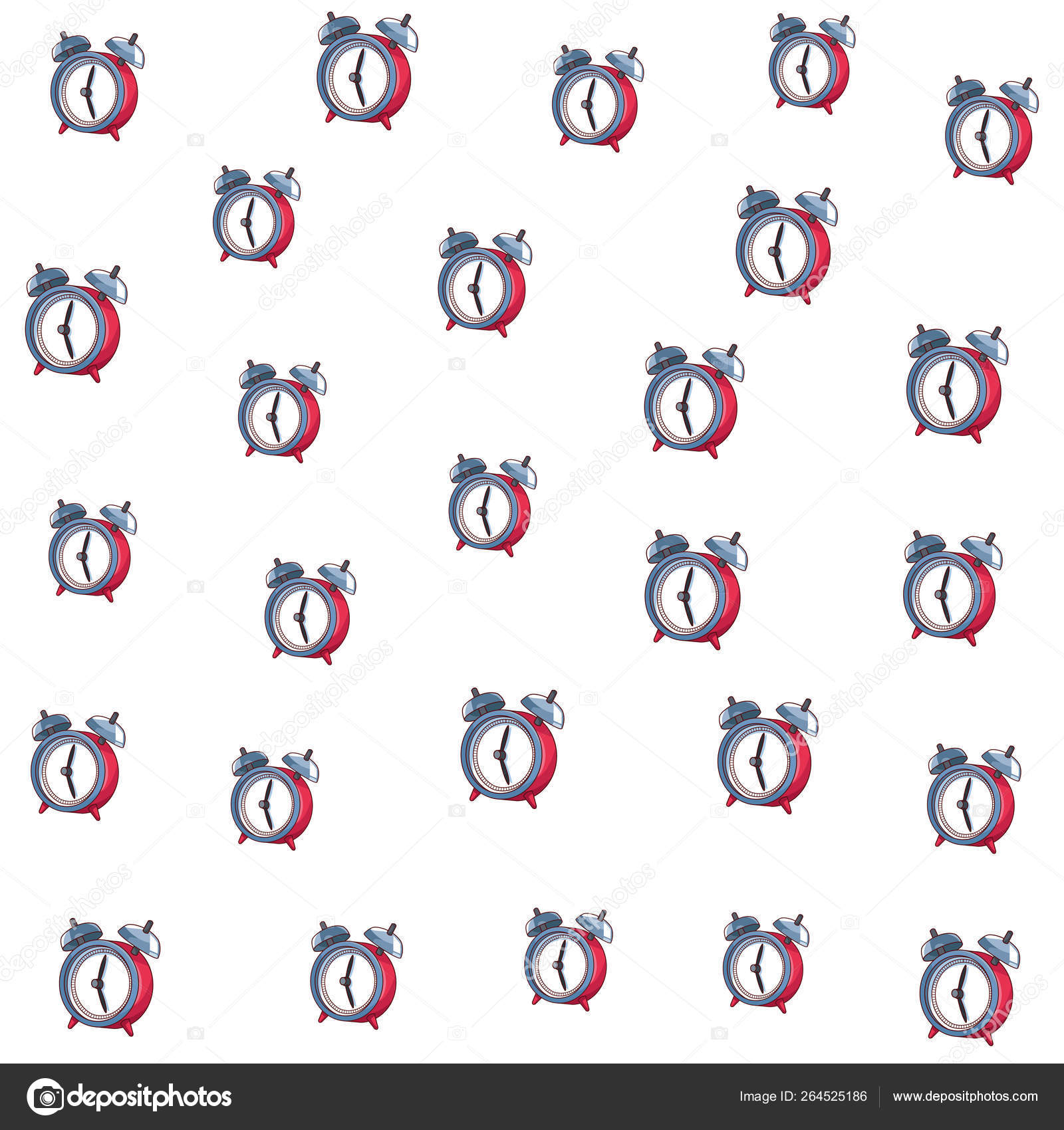 Alarm clock background Stock Vector by ©jemastock #264525186