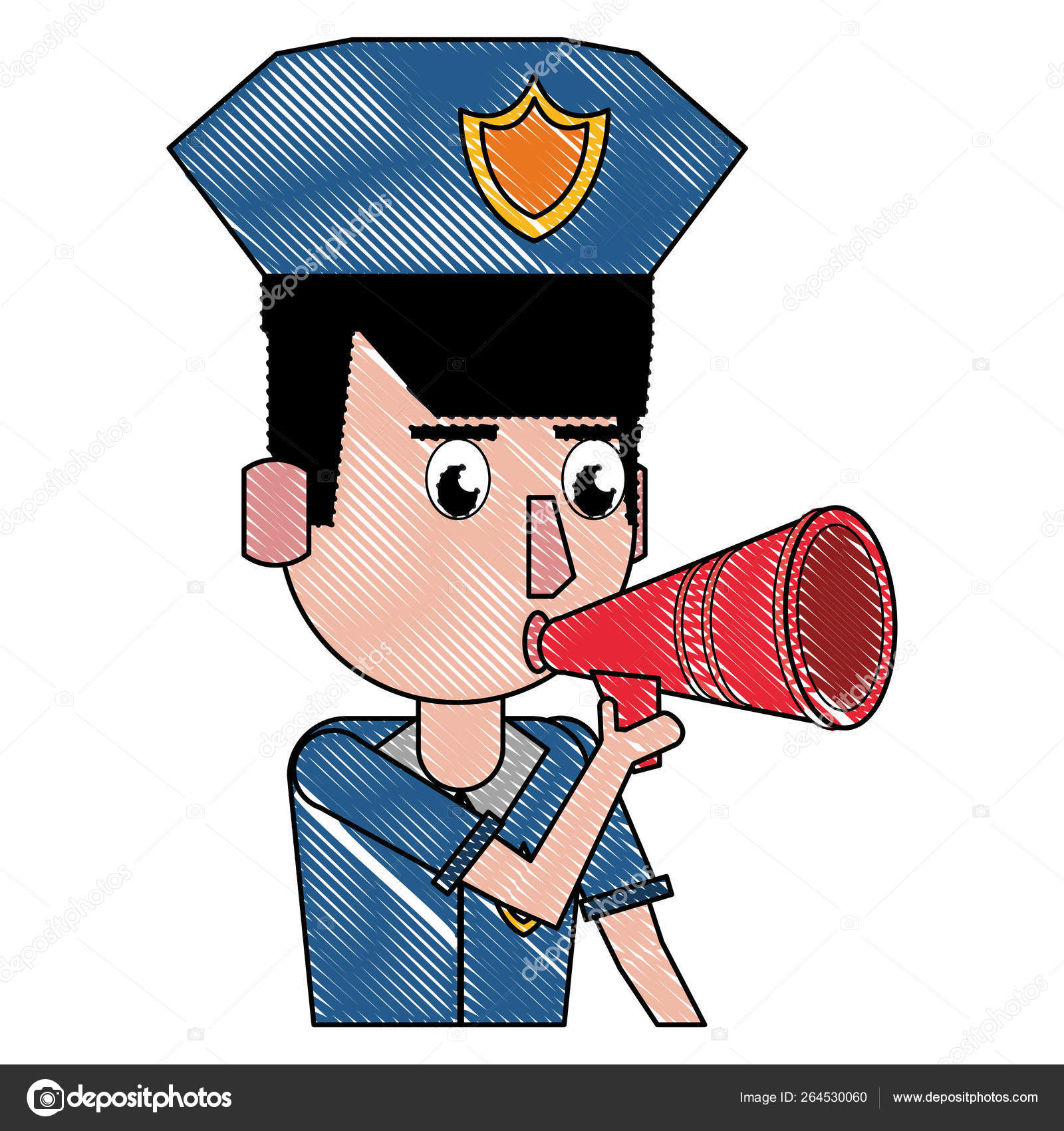 Policier Dessin Anime Gribouillage Image Vectorielle Par Jemastock C Illustration Policier Dessin Anime Gribouillage Image Vectorielle Par Jemastock C Illustration