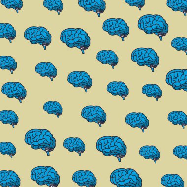 Beyin desen arka plan