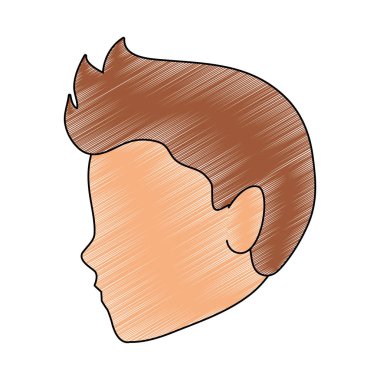 Adam meçhul baş karalama