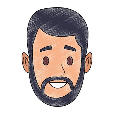 Sakallı genç adam.