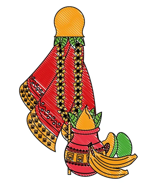 Индийские элементы Угади — стоковый вектор