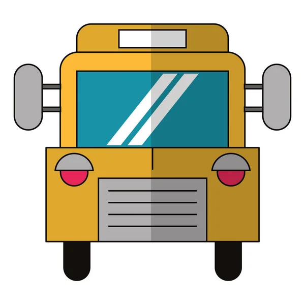 Icône de bus scolaire — Image vectorielle