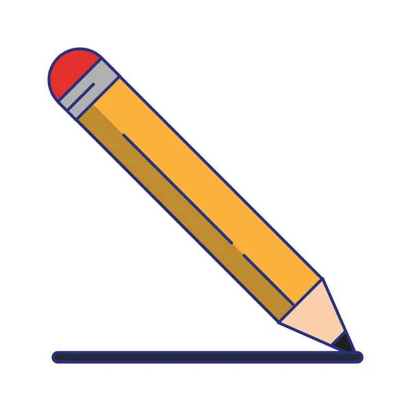 Dessin animé icône crayon — Image vectorielle