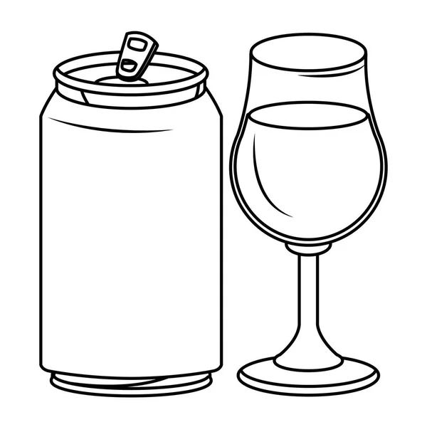 Алкогольные напитки мультфильм — стоковый вектор