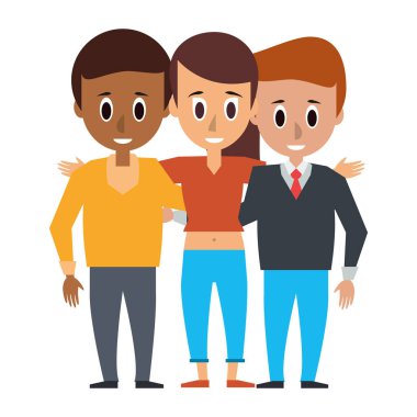 arkadaşlar insanlar karikatür