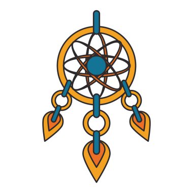 Rüya yakalayıcı sembolü karikatür