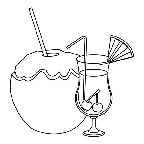 Алкогольные напитки мультфильм — стоковый вектор