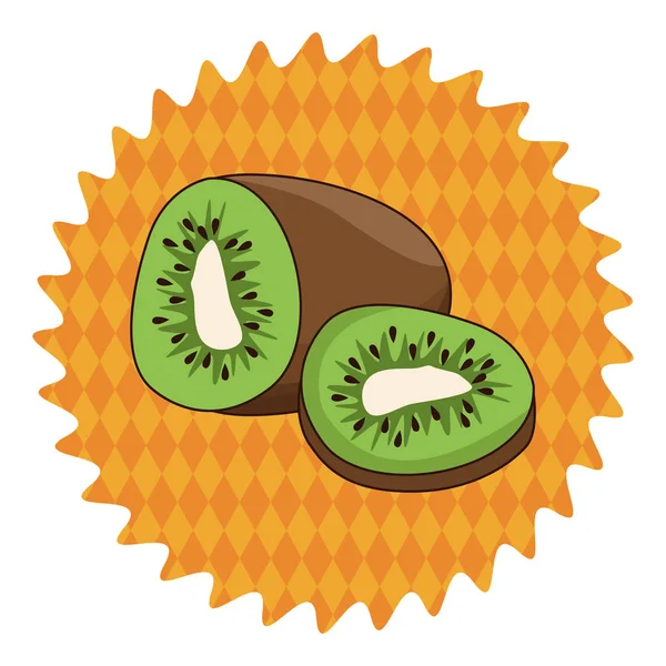 Geweldige vers fruit cartoon — Stockvector