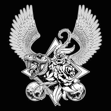 Dövme eski okul çizim