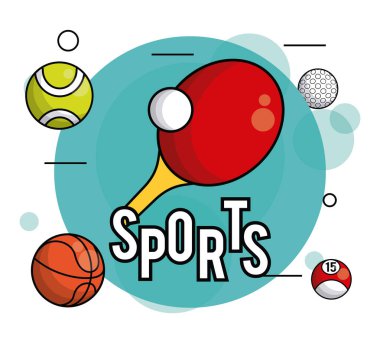 Spor topları ekipman canlı kart yuvarlak çerçeve