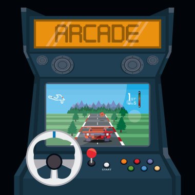 Retro videooyunu arcade makine kartı