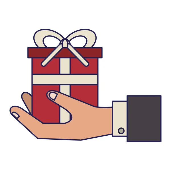 Gift box cartoon — Stock vektor