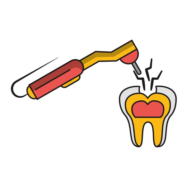 Salud e higiene en el cuidado dental — Archivo Imágenes Vectoriales