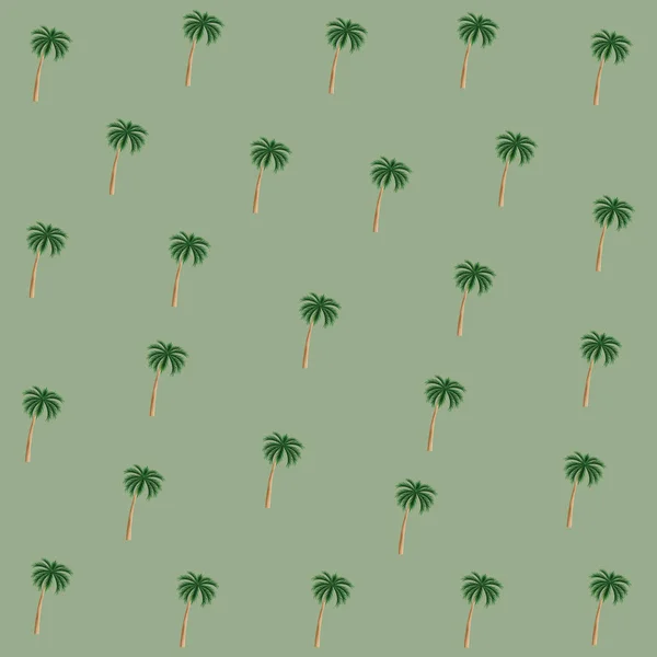 热带海滩棕榈树马赛克背景 — 图库矢量图片