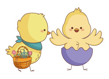 Mutlu çiftlik hayvanları karikatür