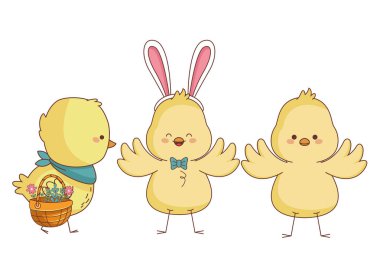 Mutlu çiftlik hayvanları karikatür