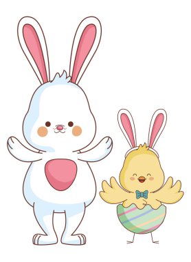 Mutlu çiftlik hayvanları karikatür