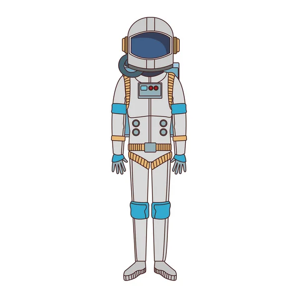 Equipo de desgaste de astronautas — Vector de stock