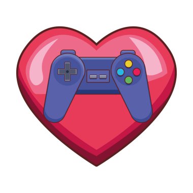 video oyunu gamepad karikatür