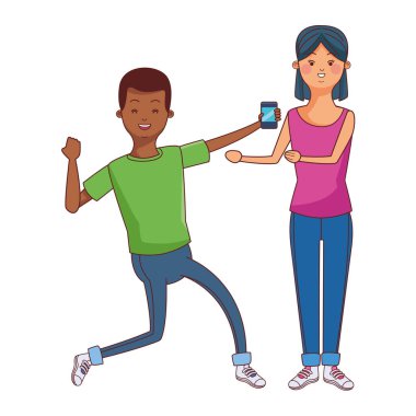 Bin yıllık çift karikatür