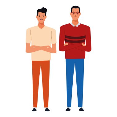 Erkekler avatar çizgi film karakteri