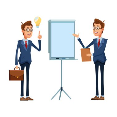 evrak çantası ile işadamları