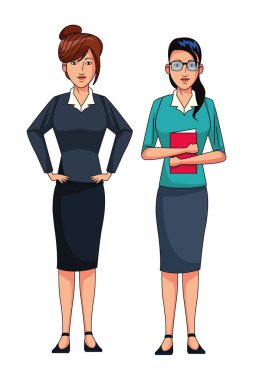 iş kadınları avatar çizgi film karakteri