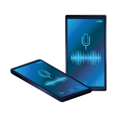 mikrofon resmi ile cep telefonları