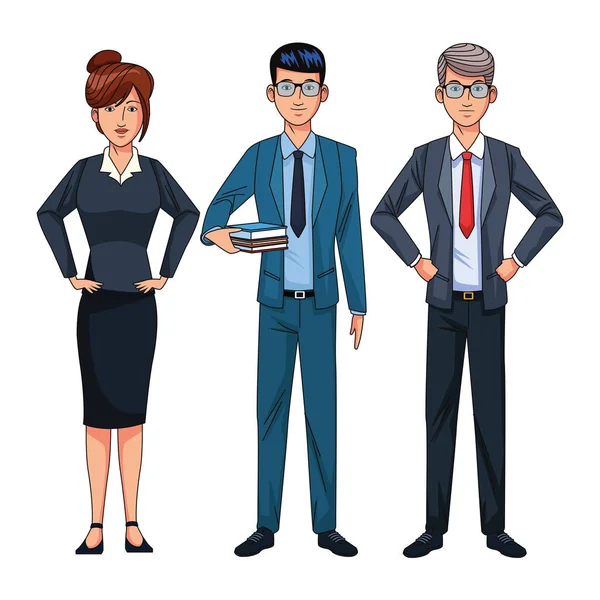 Business people avatar — Stock Vector