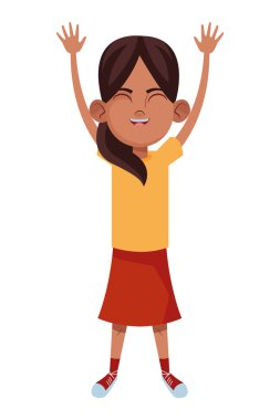 küçük çocuk avatar çizgi film karakteri